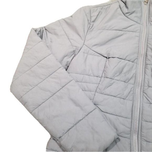 Women's The North Face Quilted Insulated Lightweight Puffer Jacket Grey SMALL - Picture 16 of 17